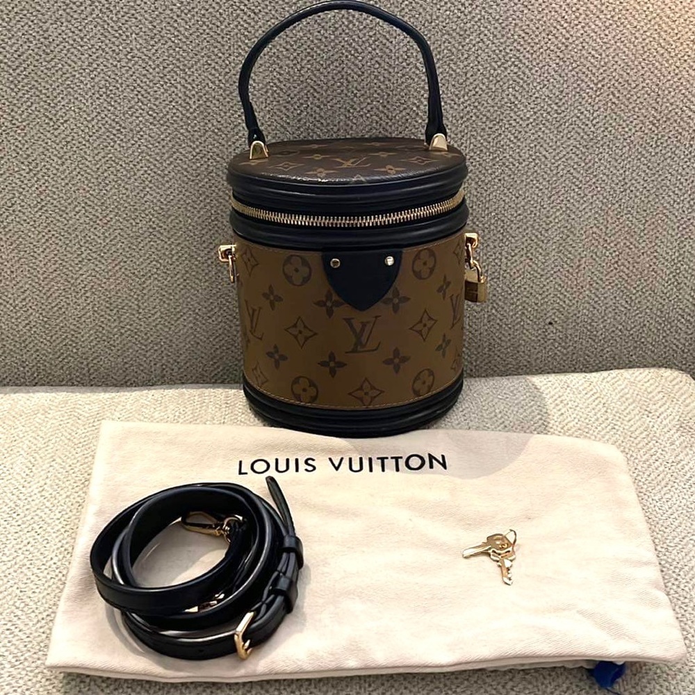 Sold~ Louis Vuitton Cannes Handbag Reverse Monogram Canvas